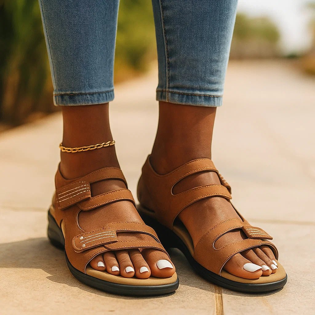 Weronika – damskie sandały podróżne z memory foam - vivano - warszawa