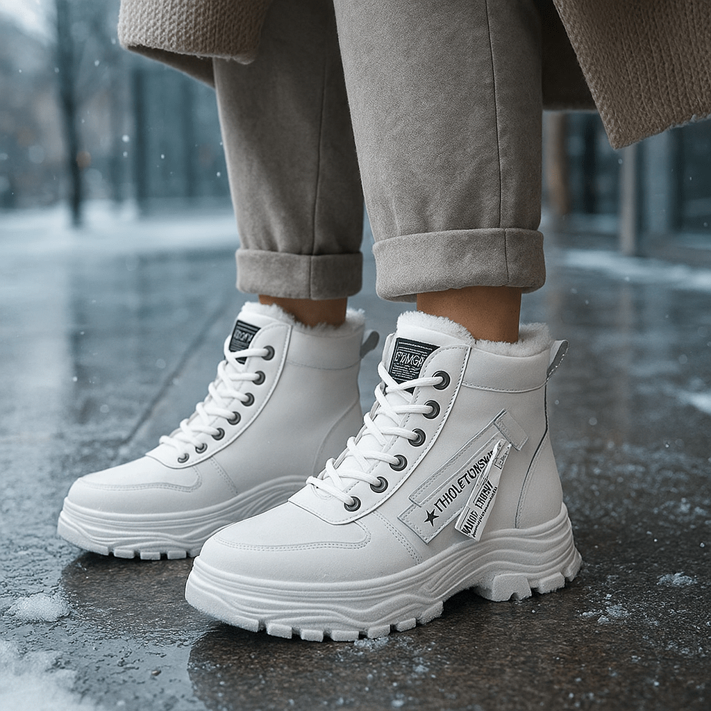 Wodoodporne botki zimowe – ciepło i komfort polarowy