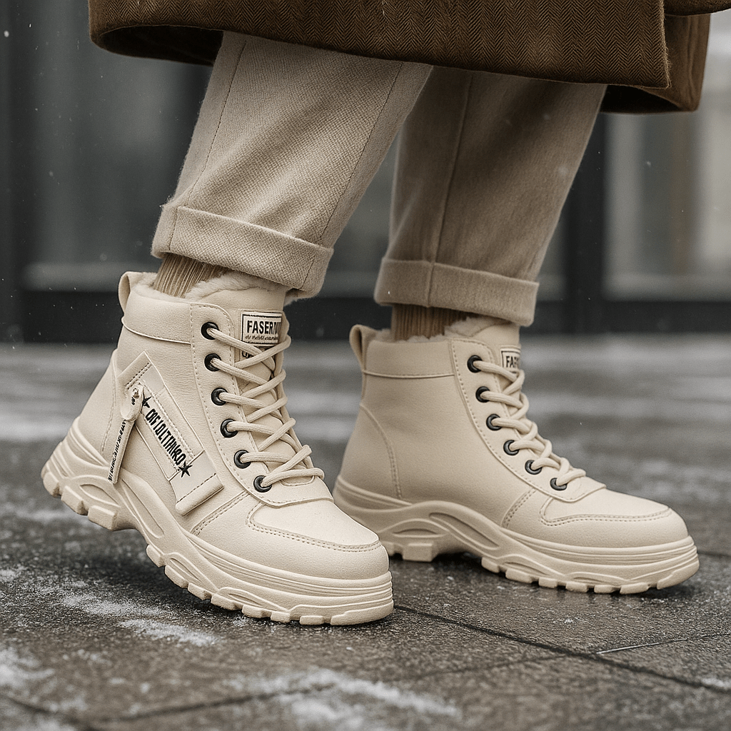 Wodoodporne botki zimowe – ciepło i komfort polarowy