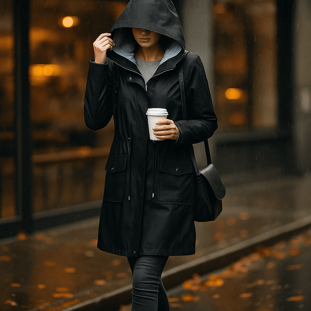 Wodoodporny Trench Coat Damski do Kolan - vivano - warszawa