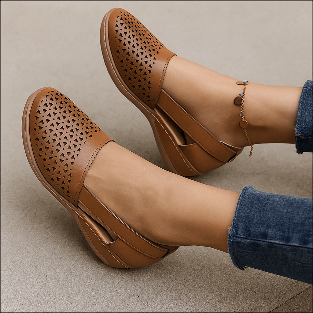 Wygodne - perforowane - mokasyny damskie - vivano - warszawa