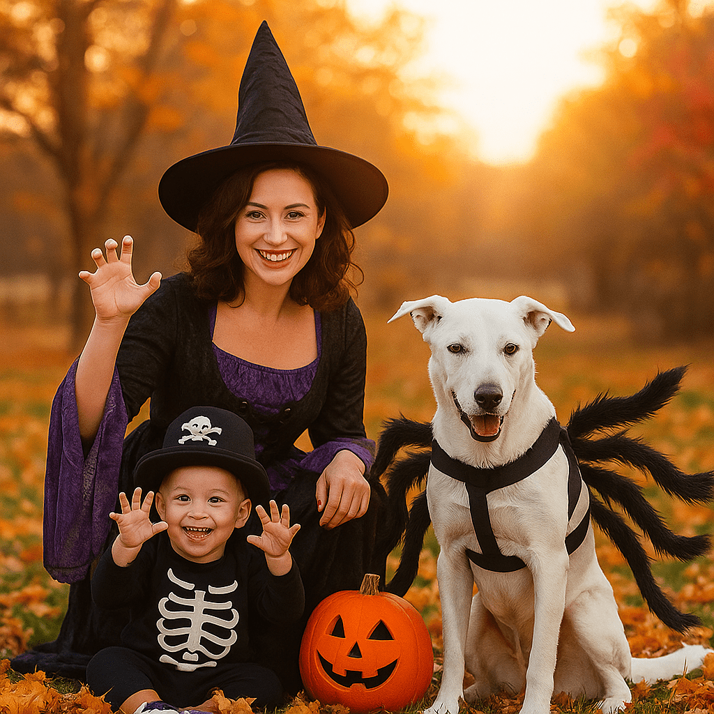 Zabawny Futrzany Kostium Halloween dla Psa - Straszny Pająk - Unikalny Strój - vivano - warszawa