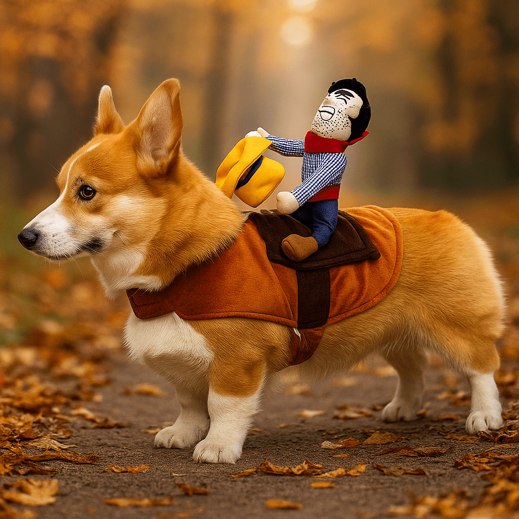 Zabawny Kostium Psa na Halloween - Miękka Siodło - Wygodny Komfort - vivano - warszawa