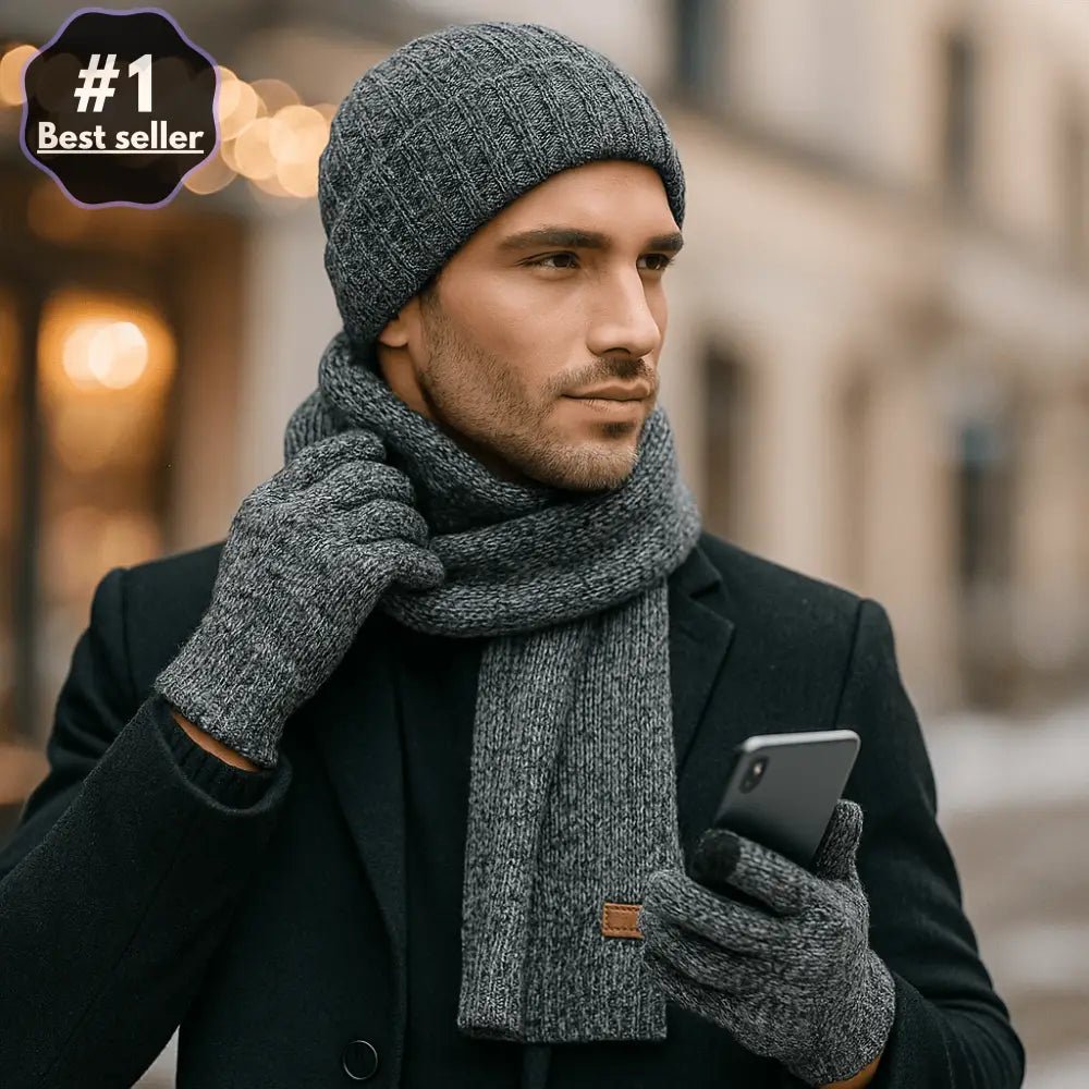 Zestaw Czapka Szalik Rękawiczki – Limitowana Edycja - vivano - warszawa