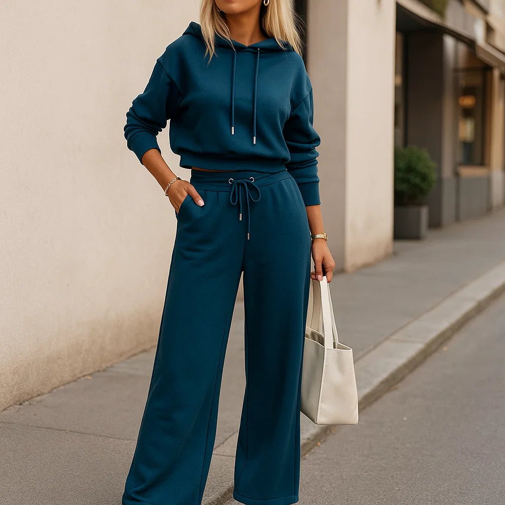 Zestaw Hoodie Alenya - Komplet dresowy - Stylowy - Komfortowy - Damski