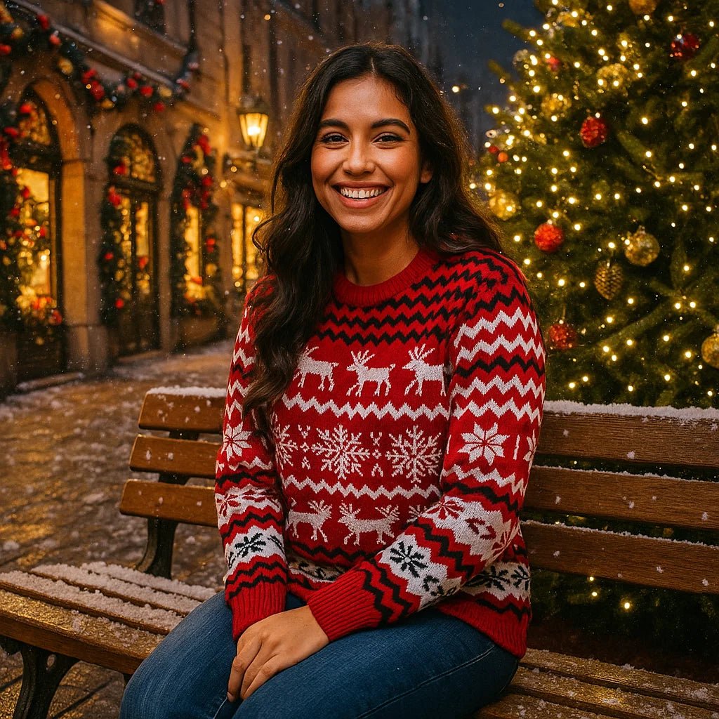 Zestaw Świątecznych Swetrów dla Par