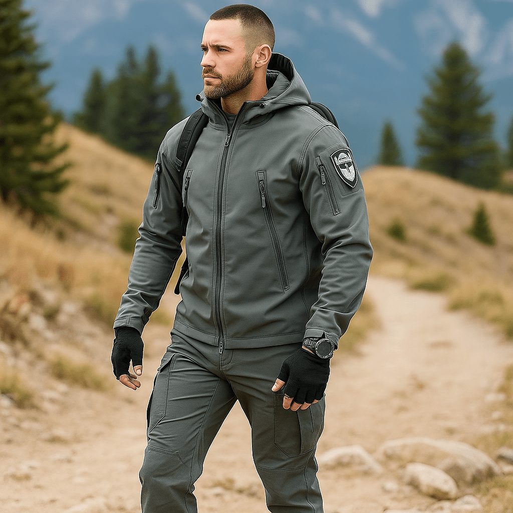 Męski wodoodporny taktyczny zestaw outdoor