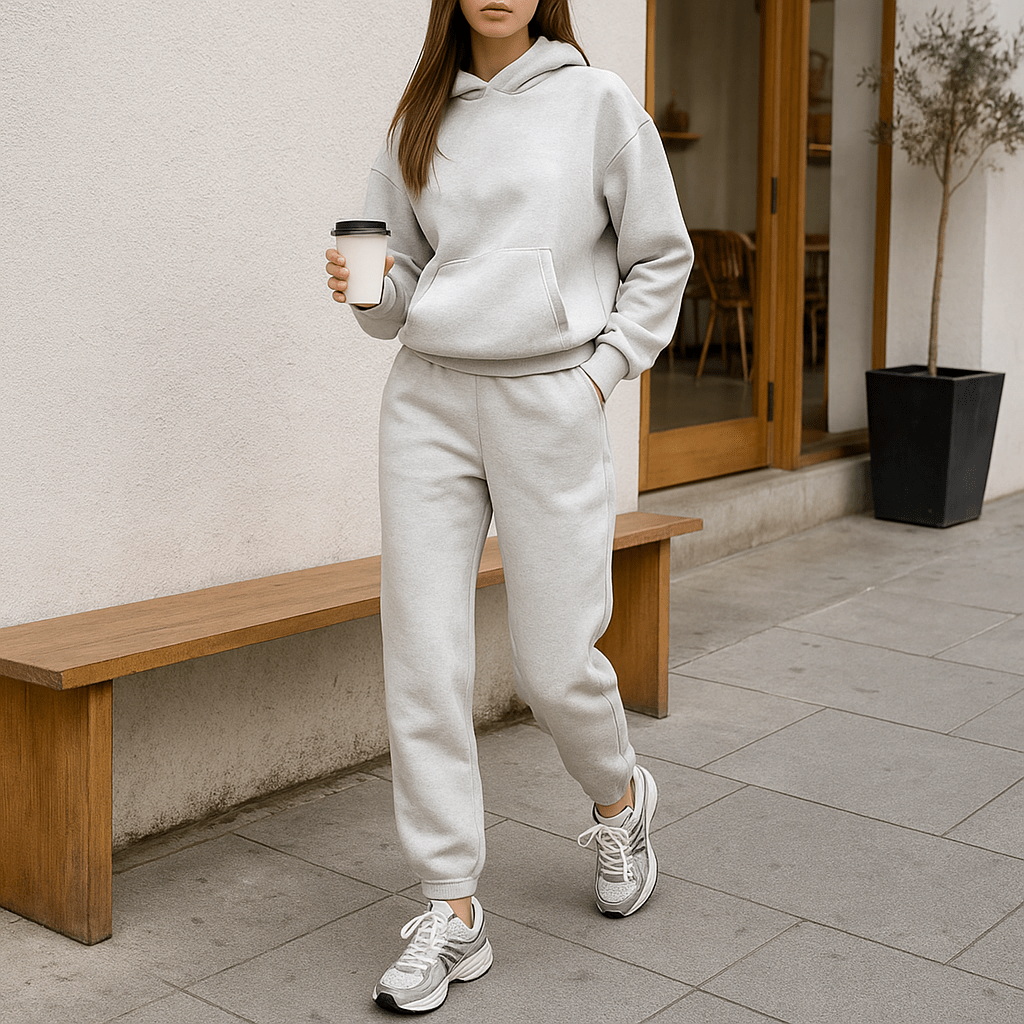 Zestaw treningowy dla kobiet - Zestaw dresowy - Jogger damski