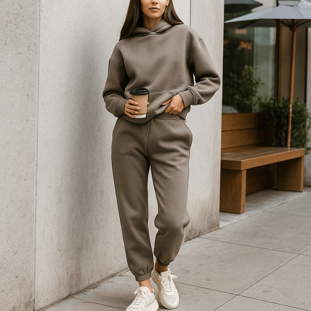 Zestaw treningowy dla kobiet - Zestaw dresowy - Jogger damski