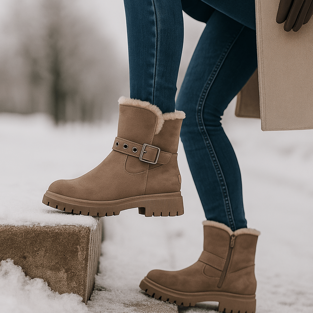 Zimowe Botki z Zamszu – Styl Chic i Komfort Termiczny